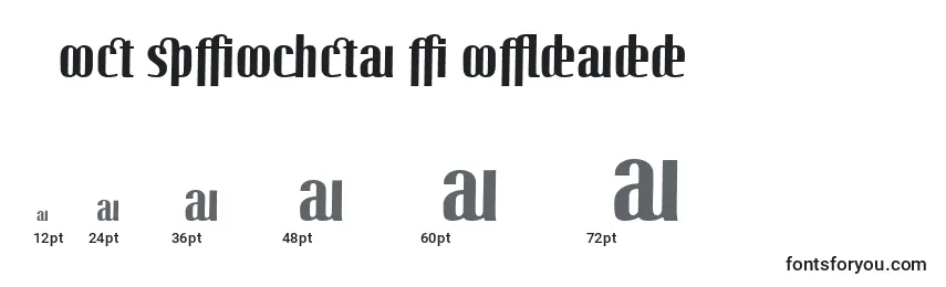 Размеры шрифта LinotypeoctaneBoldadd