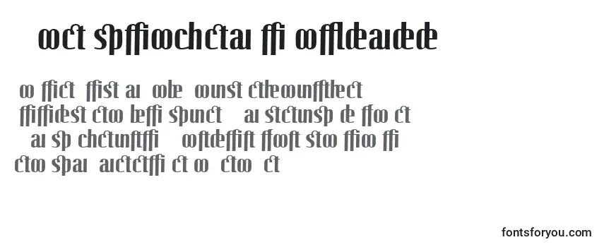 Обзор шрифта LinotypeoctaneBoldadd