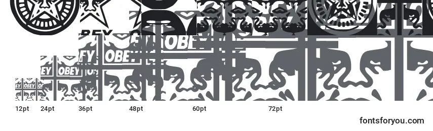 Obeywrappers Font Sizes