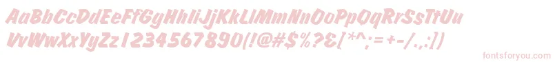 Подробнее о шрифте JosephsBrushItalic Шрифт JosephsBrushItalic – розовые шрифты на белом фоне