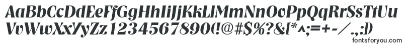 NashvilleBoldItalic Font – Print Fonts