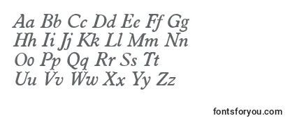 WorcesterserialMediumItalic Font