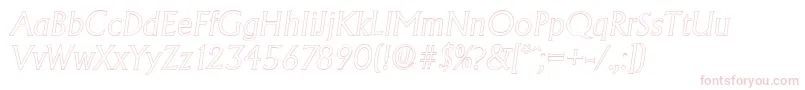 Подробнее о шрифте AdelonoutlineLightItalic Шрифт AdelonoutlineLightItalic – розовые шрифты