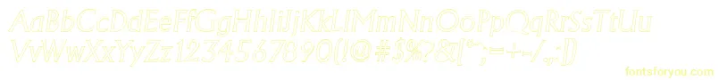 Weitere Informationen zur AdelonoutlineLightItalic-Schriftart AdelonoutlineLightItalic-Schriftart – Gelbe Schriften