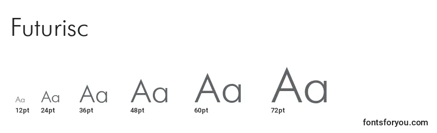 Futurisc Font Sizes