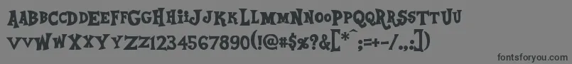 EquestriaBold Font – Black Fonts on Gray Background