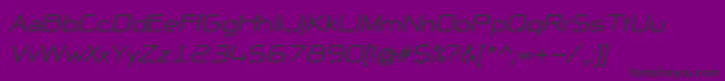 NpNaipolAllInOneBi Font – Black Fonts on Purple Background