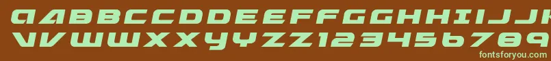 Graymalkintitle Font – Green Fonts on Brown Background