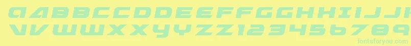 Graymalkintitle Font – Green Fonts on Yellow Background