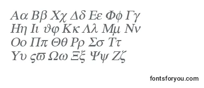 MtSymbolMediumItalic Font