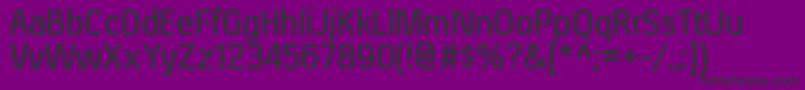 XenusbRegular Font – Black Fonts on Purple Background