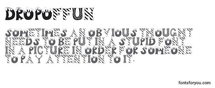 Review of the DropOfFun Font