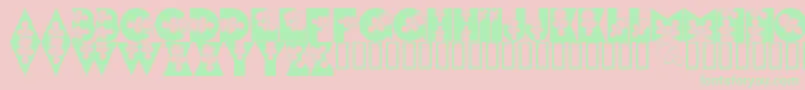 LmsBinkyBaby Font – Green Fonts on Pink Background