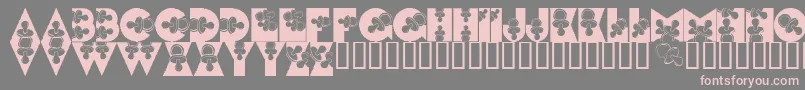 LmsBinkyBaby Font – Pink Fonts on Gray Background