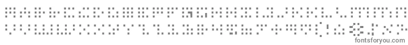 Шрифт IconianLight – серые шрифты на белом фоне