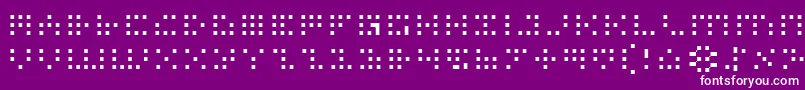 Шрифт IconianLight – белые шрифты на фиолетовом фоне