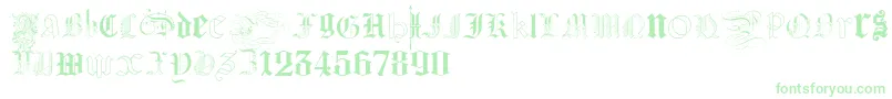 KidnappedAtGermanLands Font – Green Fonts on White Background