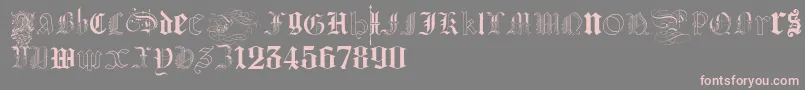 KidnappedAtGermanLands Font – Pink Fonts on Gray Background