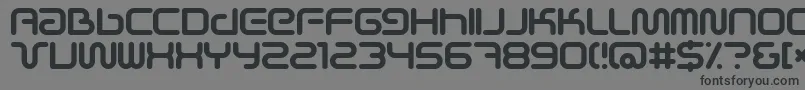 フォントScifie – 黒い文字の灰色の背景