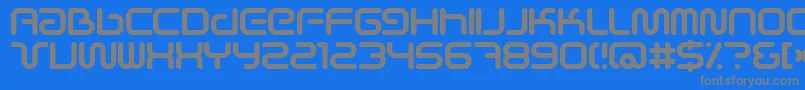 Scifie Font – Gray Fonts on Blue Background