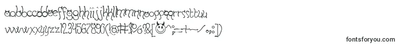 Шрифт HornyDevilsBv – шрифты, начинающиеся на H