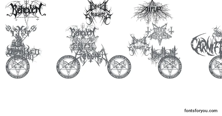 BlackMetalG Font – alphabet, numbers, special characters