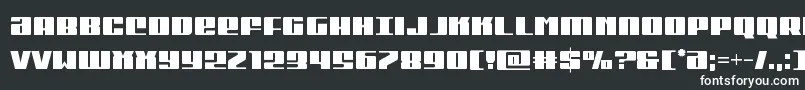 Шрифт Michigancond – белые шрифты
