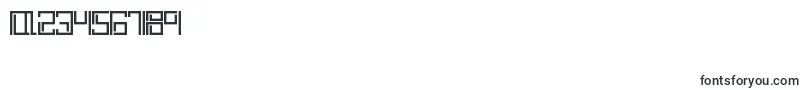 LyneousLinearBrk Font – Fonts for Numbers and Digits