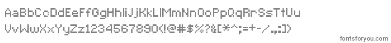 CcRedAlertInet Font – Gray Fonts on White Background