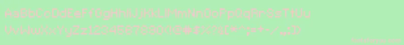 CcRedAlertInet Font – Pink Fonts on Green Background