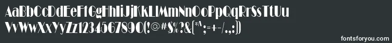 BarbeDisplayCondensedSsiCondensed Font – White Fonts