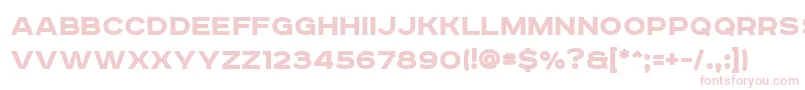 Шрифт RoadradioBlack – розовые шрифты