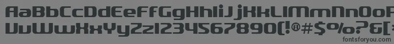 SfQuartzite Font – Black Fonts on Gray Background