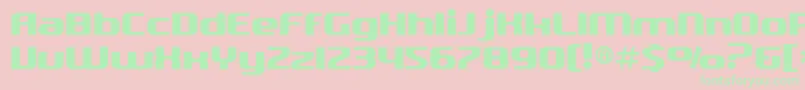 Weitere Informationen zur SfQuartzite-Schriftart SfQuartzite-Schriftart – Grüne Schriften auf rosa Hintergrund