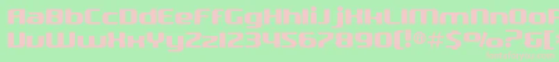 SfQuartzite Font – Pink Fonts on Green Background