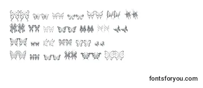 TribalButterflies Font
