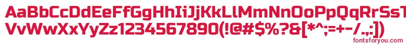 RussooneRegular-Schriftart – Rote Schriften