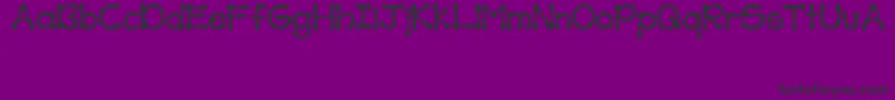 フォントBonesfont – 紫の背景に黒い文字