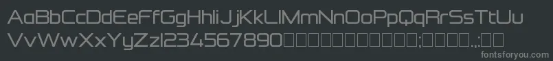 FormationSansRegular Font – Gray Fonts on Black Background