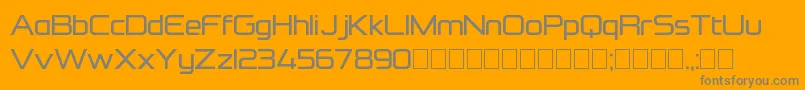 FormationSansRegular Font – Gray Fonts on Orange Background