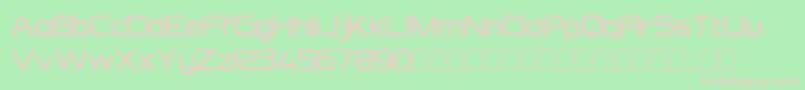 FormationSansRegular Font – Pink Fonts on Green Background