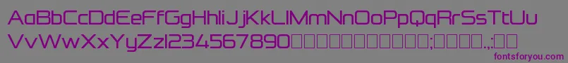 FormationSansRegular Font – Purple Fonts on Gray Background
