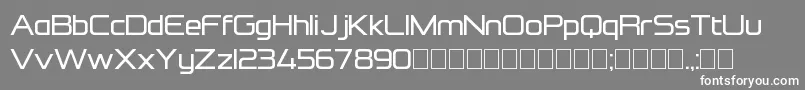 FormationSansRegular Font – White Fonts on Gray Background