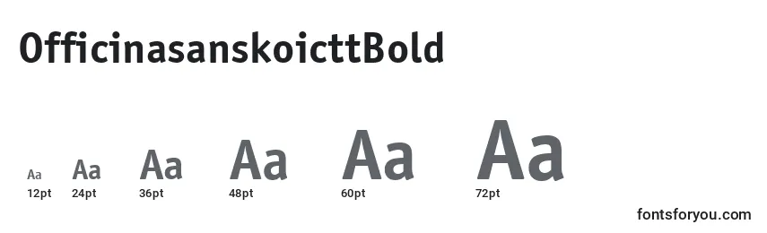 OfficinasanskoicttBold Font Sizes