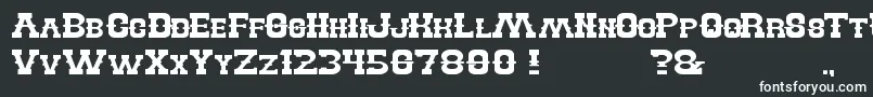 BillyTheKid Font – White Fonts on Black Background