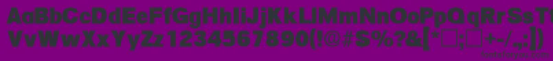 SalinadisplaysskRegular Font – Black Fonts on Purple Background