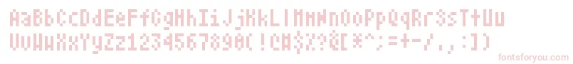 Atarismall Font – Pink Fonts on White Background