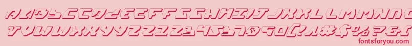 Gyrv23Di Font – Red Fonts on Pink Background