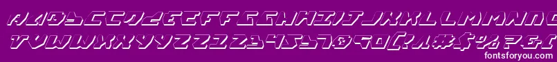 Gyrv23Di Font – White Fonts on Purple Background