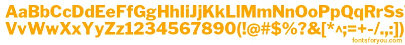 Шрифт LibrefranklinExtrabold – оранжевые шрифты